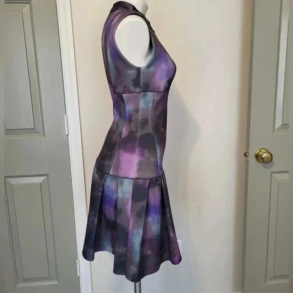 Rebecca Taylor Floral Haze Mock Neck Dress(2) - Picture 5 of 11
